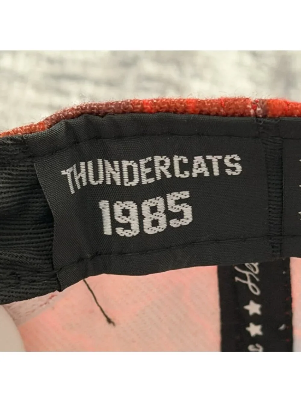 Thundercats 1985 Headgear Classics Red Lightning Snapback Hat Cap Nostalgia Co.